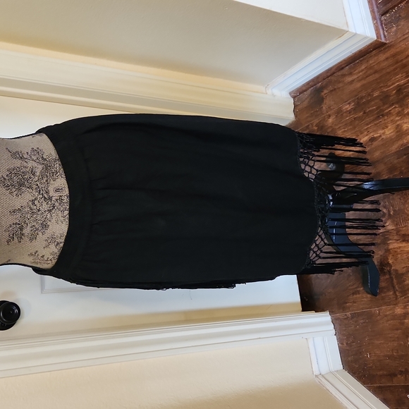 Fringe and Rose Embroidered Skirt - Picture 4 of 5